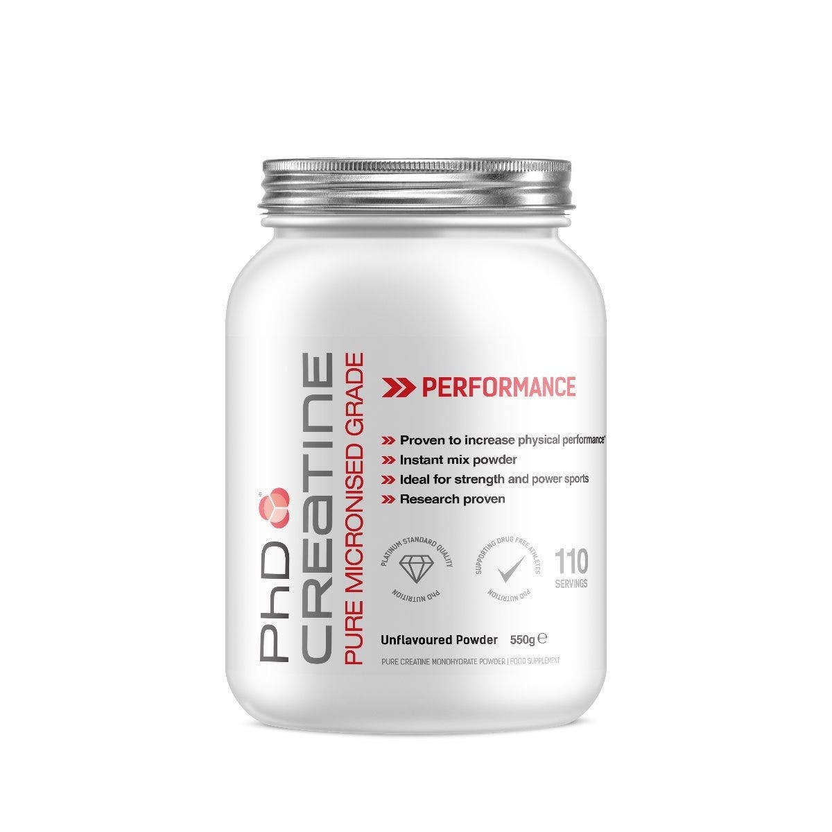 Micronised Pharmaceutical Creatine Powder 550g