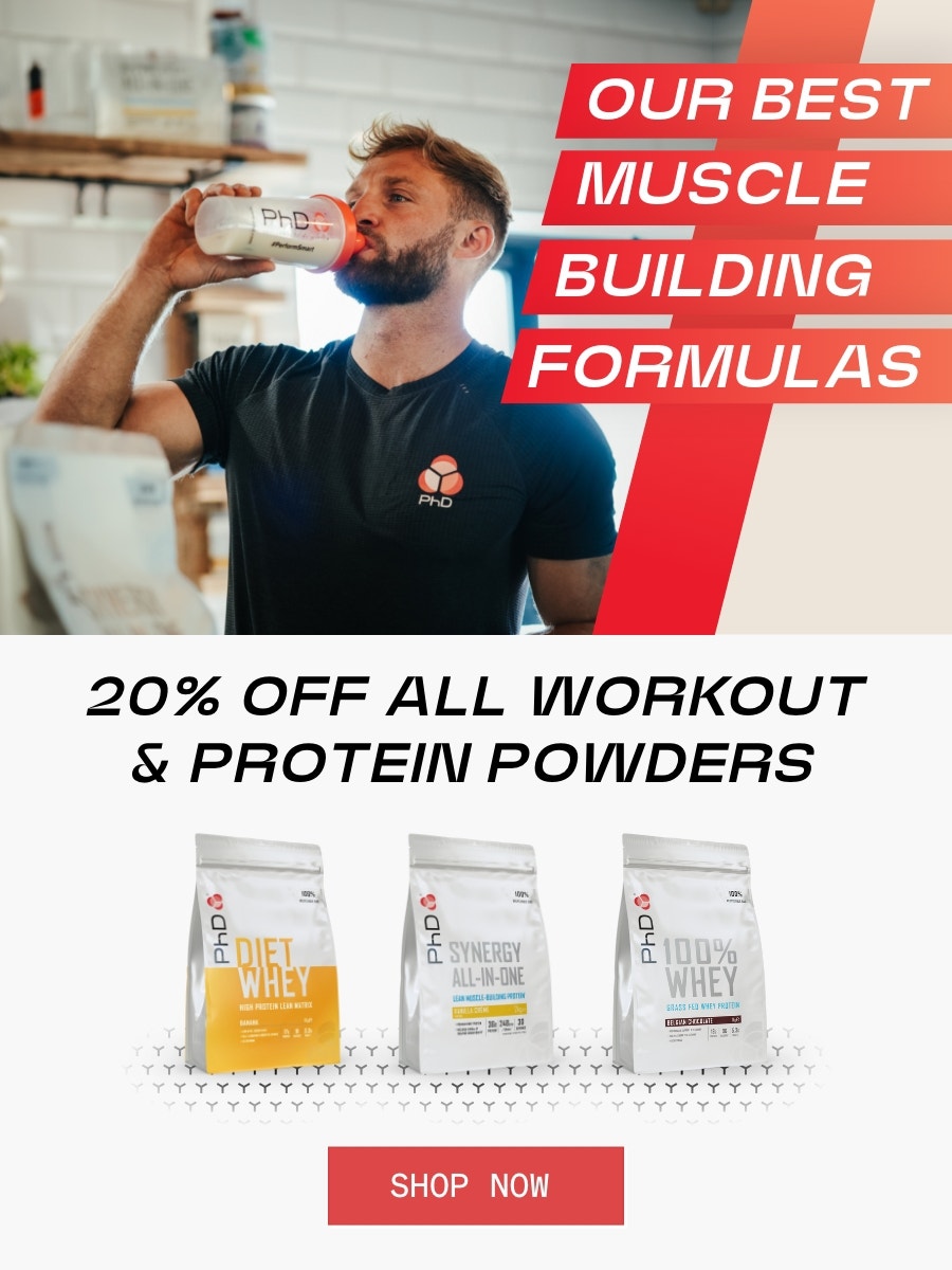 20% off Protein Powders