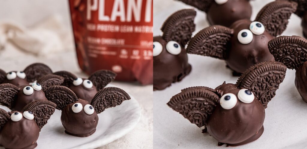 HALLOWEEN VEGAN BAT TRUFFLES